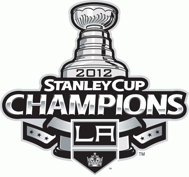 Los Angeles Kings 2012 Champion Logo iron on transfers for fabric